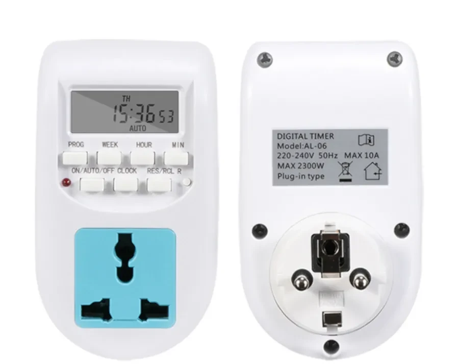 220V 10A Programmable Timer Switch Digital Display